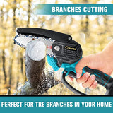 Saker Mini Chainsaw,Portable Electric Chainsaw Cordless,Handheld Chain Saw Pruning Shears Chainsaw for Tree Branches,Courtyard,Household and Garden(SAKER Mini Chainsaw + 1 Battery)