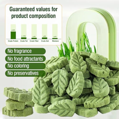 100g/3.52oz Cat Grass Treats, Cat Grass Teething Stick for Hairball Remove and Teeth Cleaning, Edible Cat Grass Stick Snack