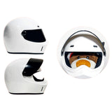 Pet Motorcycle Helmet, Full Face Motorcycle Helmet Outdoor Motorcycle Bike Riding Helmet Hat for Cat Dog Doggie Puppy Kitten Helmet Pet Supplies Racing Car Fan Collectible Small Gift (White)