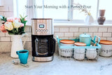 14 Cup Glass Coffee Pot Replacement - Compatible with Cuisinart DCC-3200 Series DCC-2200,DCC-2800,DCC-2600,DCC-1800FR,CBC-7400, CBC-7000PC,CBC-6800 Coffee Makers, Replacement Glass Cofee Carafe