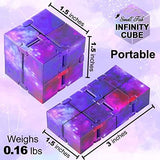 Infinity Cube Sensory Fidget Toy, Sensory Tool EDC Fidgeting Game for Kids and Adults, Cool Mini Gadget Best for Stress and Anxiety Relief, Unique Idea That is Light on The Fingers and Hands