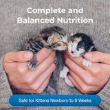 PetAg KMR Kitten Milk Replacer Powder - 6 oz - Powdered Kitten Formula with Prebiotics, Probiotics & Vitamins for Kittens Newborn to Six Weeks Old - Easy to Digest
