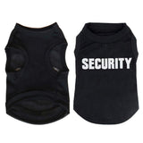 6 Pack Dog Clothes for Small Dogs Boy and Girl, Soft and Breathable Puppy Kitten Dog Shirts with Letters for Pet Dogs Cats, Black Dog T-Shirts Apparel Sleeveless Vests for Chihuahua Yorkies