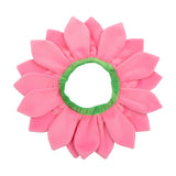 ComfyCamper Dog Pink Flower Neckpiece Costume - XS Small Medium XL XXL Bee Daisy Cosplay Halloween Costumes, S