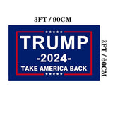 Jayus 3Ply 200D Donald Trump For President 2024 Flag 2x3 Outdoor- Double Sided Take America Back (TAB) Trump 2024 Flags Banner with 2 Brass Grommets