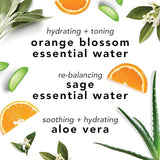 Mario Badescu Facial Spray with Aloe, Sage and Orange Blossom for All Skin Types | Face Mist that Hydrates & Uplifts