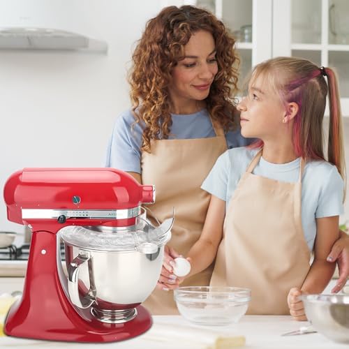 Pouring Shield for KitchenAid Tilt Head 4.5-5QT Mixer,Fit for Stainless Steel Bowls (Only),Food Grade Pouring Shield Mixers Bowl Cover Splash Guard for Kitchen aid Accessories and Attachments,Upgraded