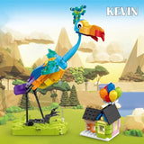 ENJBRICK Kevin Bird Up House Building Sets for Adults,Cute Movie Animal Building Toy Set for Girls and Boys Age 8-14 Years Christmas and Birthday Gifts 602pcs