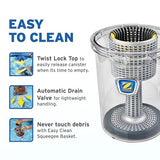 Zodiac Genuine Parts Cyclonic Leaf Catcher, Connects to Suction-Side Pool Cleaners to Capture Leaves & Other Debris, Universal Hose Connection Included
