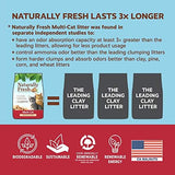 Naturally Fresh Cat Litter Made From Walnut Shells, Unscented, Multi-Cat, Upcycled, Low Dust, Sustainable, 26 Lbs