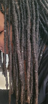 10 Stainless Steel Hair Beads for Loc Braids Twist and Natural Hair, Loc Beads, Dreadlock Hair Accessories, Loc Jewelry (8mm, Gold)