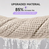 2 Pack Microfiber Hair Towel Wrap for Curly Hair, Super Absorbent Hair Drying Towel for Women, Kids, Hair Care Accessories, Hair Turban for Wet Hair (Grey, Camel)