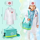 Sundaymot Doctor Kit for Kids, 34 Pcs Pretend Playset for Toddlers, Doctor kit for Toddlers 3-5, with Medical Bag, Stethoscope and Other Accessories, for Boys and Girls Fun Role Playing Game