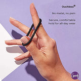 Goody Ouchless Women's Elastic Hair Ties - Assorted Neon, 30 Count + 3 Bonus - 4MM for Medium Hair - Long-Lasting Braids, Ponytails, and More - Pain-Free Hair Accessories (Packaging May Vary)