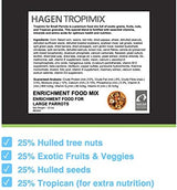 Hari Hagen Tropimix Enrichment Food for Small Parrots, 20 lb. (9.07 kg) - HARI Small Parrot Food with Seeds, Fruit, Nuts, Vegetables, Grains, and Legumes