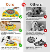 Potaroma Dog Puzzle Toy 2 Levels, Slow Feeder, Pup Food Treat Feeding Dispenser for IQ Training and Entertainment for All Breeds 4.2 Inch Height
