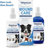 Vetericyn Plus Dog Wound Care Spray | Healing Aid and Skin Repair, Clean Wounds, Relieve Itchy Skin, and Prevent Infection, Safe for All Animals. 8 Ounces