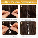 Lucomb 259 Pcs Hair Jewelry and Accessories - Silver Loc Jewelry, Hair Cuffs, Clips, Charms, Rings for Women's Braids, Dreadlocks, and Hair Decoration