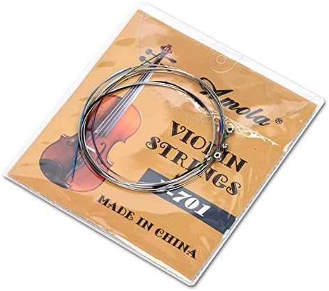 3 Packs Full Set Replacement Stainless Steel 4/4 Size Violin Strings E A D G