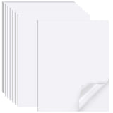 Printable Sticker Paper for Inkjet Printer, 40 Sheets 8.5"x11'' Matte Sticker Printer Paper Full Sheet Labels for Laser/Inkjet Printers, Letter Size