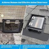 Raccoon One Way Eviction Door - Safe Eviction Raccoon Trap - Ideal for Attics, Under Decks, and Chimneys - DIY Installation - Humane Solution to Raccoon Intrusions