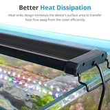 NICREW ClassicLED Plus LED Aquarium Light with Timer, 21 Watts, for 30 to 36 Inch Fish Tank Light, Daylight and Moonlight Cycle, Brightness Adjustable