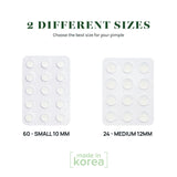 Absorbing Cover Healing Invisible Acne Patch Blemish Spot, Treatment, Facial Acne Patch Vegan, Cruelty Free, Hydrocolloid, Two Sizes 10mm 12mm (Total 84 Counts)