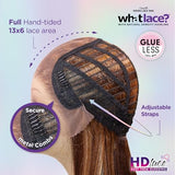 Sensationnel What lace 13x6 Wigs - latisha lacefrontal hand tied glueless synthetic with natural density preplucked hairline (FLAMBOYAGESAND)