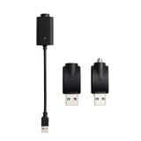 Smart USB Thread Charger Cable with LED Conversion Indicator Light, 3-Piece Set Smart Overcharge Protection USB Adapter and Wireless Home Soldering Iron Charging (Black)