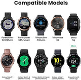 NotoCity Replacement Bands for Garmin Forerunner 245/55, Galaxy Watch 5/4, Vivoactive 3/5 - 20mm, Multiple Colors