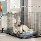 Bedsure Waterproof Dog Beds for Extra Large Dogs - 4 Inch Thicken Up to 100lbs XL Pet Mat Pillows with Removable Washable Cover, Grey