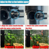 200GPH Aquarium Filter, U-V for Aquarium for 20-75 Gal Tank, Submersible Pump Filter for Green Water and Algae Clean, Ultra-Silent Green Killing Machine with Fish Tank Deodorization