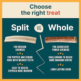 100% Natural - Antlers For Dogs - Elk Antlers for Very Large Dogs - Naturally Shed in USA - Grade A Dog Antler Chews - Dog Chews - Natural, Long-Lasting Treats for Aggressive Chewers - Extra Large