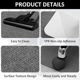 Office Chair Mat for Hardwood Floor&Tile,55"x35" Anti-Slip Desk Chair Mat,Low-Pile Mat,Multi-Purpose Hardwood Floor Protector for Office,Home (Black, 35 * 47IN)