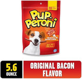 Pup-Peroni Dog Treats, Original Bacon Flavor, 5.6 Ounce (Pack of 8), Made with Real Bacon