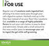TOMLYN Laxatone Tuna-Flavored Hairball Remedy Gel for Cats and Kittens, 4.25oz - Pack of 2