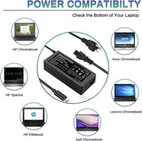 Chromebook Charger 45W Fast USB C Laptop Charger for HP Chrome Lenovo Yoga Thinkpad Acer Dell Latitude Asus Samsung Google Pixel Huawei Matebook Computer Replacement Fits Any Type C Tablets & Phones