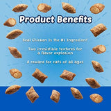 Blue Buffalo Bursts Crunchy & Creamy Cat Treats, Great for Training, Paw-Lickin' Chicken, 2-oz Bag ( 6 pack)