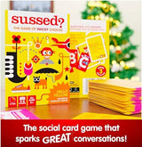 SUSSED The Wacky ‘What Would You Do?’ Social Card Game - Kids Stocking Stuffer & Family Travel Game - Fun & Easy to Play - All Ages 6 and Up - Hello Yellow Deck