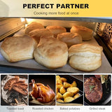 11 Inch Baking Sheet, Baking Pan for Ninja DCT451 DCT401 DT251 DT201 DT200 SP351 SP300 SP301 SP201 Air Fryer Oven, Cookie Sheets for Baking, Baking Tray for Ninja Foodi Air Fryer Accessories