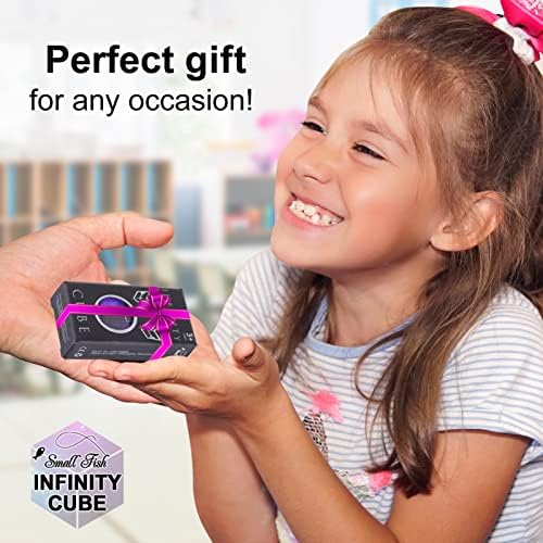 Infinity Cube Sensory Fidget Toy, Sensory Tool EDC Fidgeting Game for Kids and Adults, Cool Mini Gadget Best for Stress and Anxiety Relief, Unique Idea That is Light on The Fingers and Hands