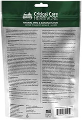 Oxbow Animal Health Critical Care, Herbivore, Apple-Banana Flavor, 454 Gram Bag