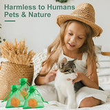 10 Pack Natural Cat Repellent Outdoor Indoor, Peppermint Oil Cat Deterrent Outdoor Repels Cat Dog Deer Rabbit from Garden Yard Lawn Home Keep Your Yard Lawn Porch Furniture Curtain from Cat Damages