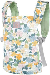 GAGAKU Baby Carrier for Dolls Reborn Baby Doll Carrier Kids Toy Play Baby Carrier for Stuffed Animals Babydoll Accessories for Toddlers - Green - Flowers Plumeria