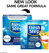 Fresh Step Extreme Clumping Litter With Febreze Freshness, Mountain Spring Scent Clumping Cat Litter With Guaranteed Odor Control, 14 lb. Box