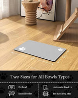 Pet Feeding Mat-Absorbent Dog Mat for Food and Water Bowl-No Stains Quick Dry Dog Water Dispenser Mat-Dog Accessories Pet Supplies-Dog Water Bowl for Messy Drinkers