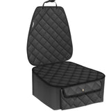URPOWER Dog Car Seat Cover for Front Seat, Waterproof Pet Car Seat Protector with Pocket & Elastic Skirt, Non-Slip Dog Bucket Seat Covers for Cars, Trucks & SUVs