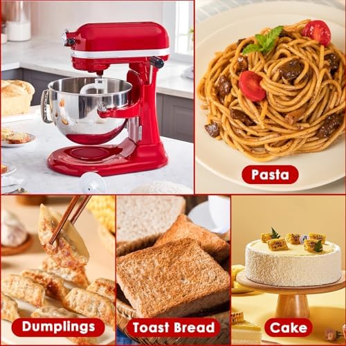 Spiral Dough Hook for KitchenAid 5Plus & 6QT Bowl-Lift Stand Mixers, Bread Hook Attachment for Kitchen aid Accessories and Attachments