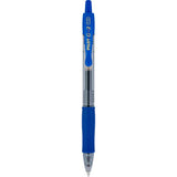 Pilot G2 Premium Gel Roller Pens, Bold Point 1 mm, Blue Ink Pens Bold Point, Pack of 12 - Ideal for School, Journaling, and Office Writing