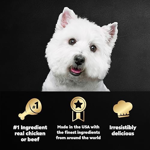 CESAR Adult Wet Dog Food Loaf & Topper in Sauce Bacon Feast Variety Pack, 3.5 oz. Easy Peel Trays, Pack of 24